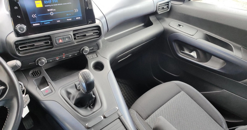 Peugeot Rifter cena 69900 przebieg: 86000, rok produkcji 2020 z Rychwał małe 211